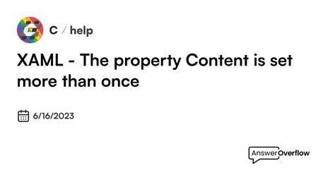 Multiplicity at its Finest: Discover the Intriguing Tale of The Property Visualtree Being Set Not Just Once, but Twice!