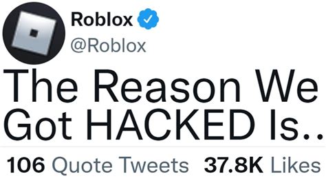 The Reason Roblox Got HACKED - YouTube