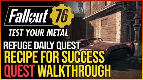 The Recipe for Success in Fallout 76: A Comprehensive Guide