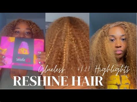 The Reshine Hair Treatment Process
