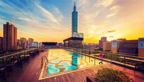 The Riviera Hotel Taipei Taipei Rooftop Pool