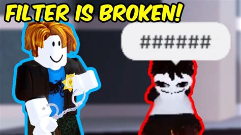 The Roblox Filter BROKE - YouTube