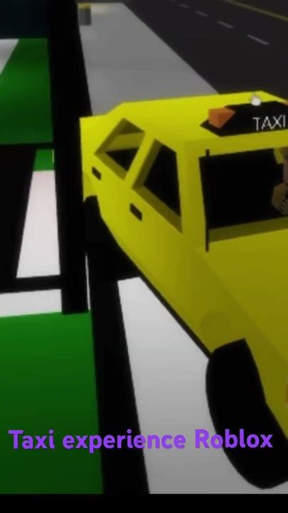 The Roblox Taxi Experience - YouTube