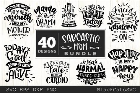 Download The Sarcastic Mom Bundle Files