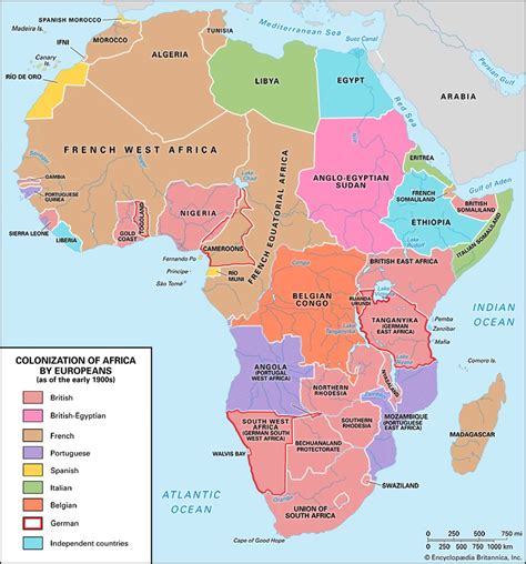 The Scramble For Africa Map