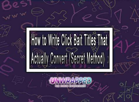 The Secret Formula for Writing Clickbait Titles That Convert