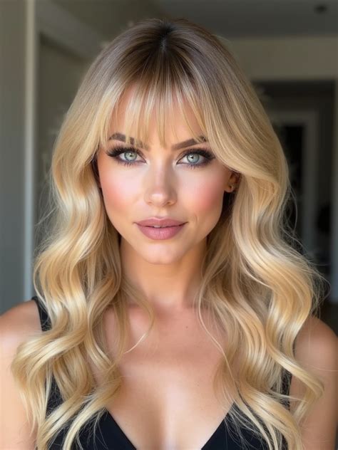 The Signature "Iron Bangs" Look