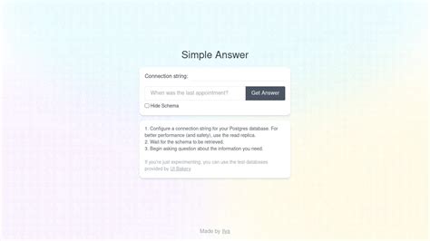 The Simple Answer Generally No