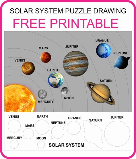 The Solar System Printable