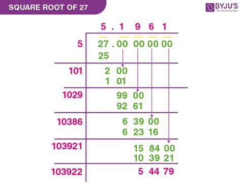 The Square Root Of 27