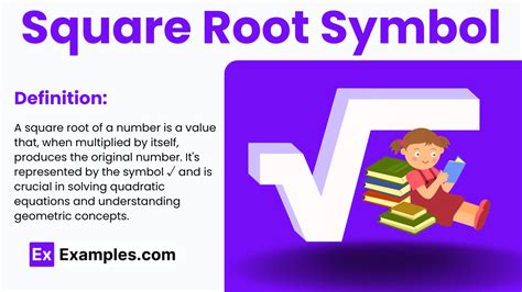 The Square Root Symbol: A Visual Delight