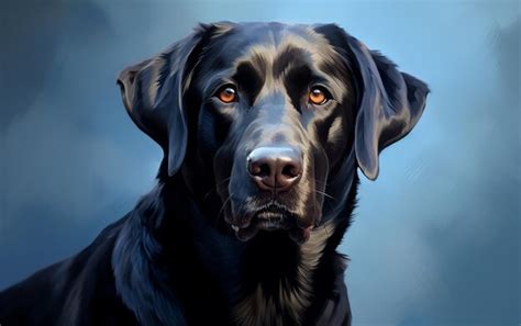 The Striking Black Labrador