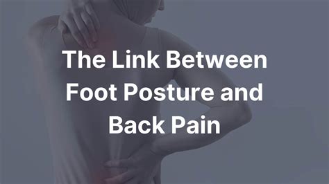 The Surprising Link Between Posture and Pain