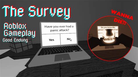 The Survey Roblox - How to Get Good Ending - YouTube