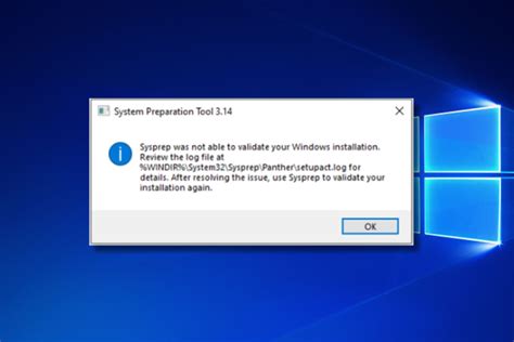 The Sysprep Error on Windows 10 22H2 Workaround