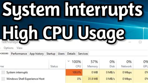 The System Interrupts CPU Usage is Still Too High