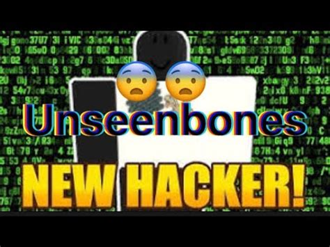 The TRUTH About Roblox Hacker UnseenBones - YouTube