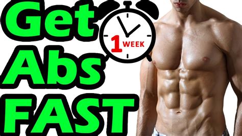 The Truth About Trying To Get Abs in One Week
