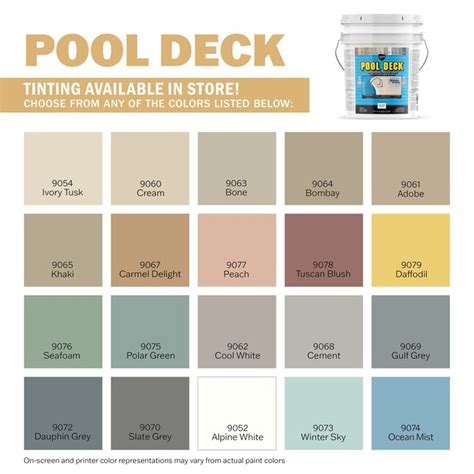 The Two Main Types of Tintable Pool Base Paints