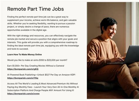 The Ultimate Playbook: A Comprehensive Guide to Securing Evening Remote Part-Time Jobs