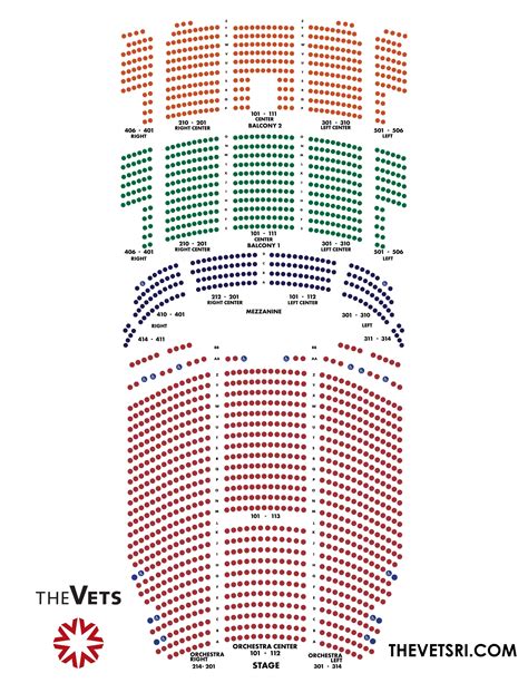 The Vets Providence Ri Seating Chart