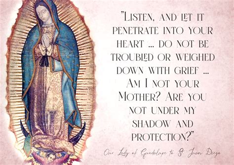 The Virgin of Guadalupe quotes