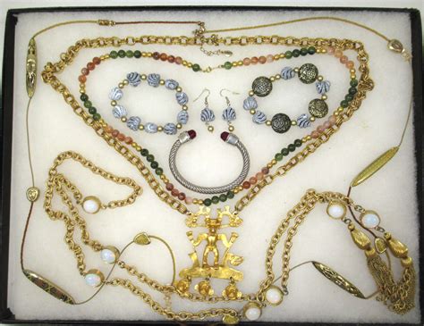The Wearing of Costume Jewelry