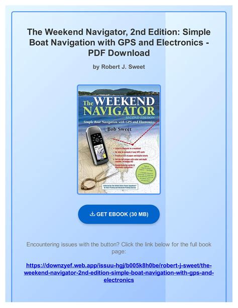 The Weekend Navigator 2nd Edition: Simple Boat Navigation With GPS And Electronics Highlights