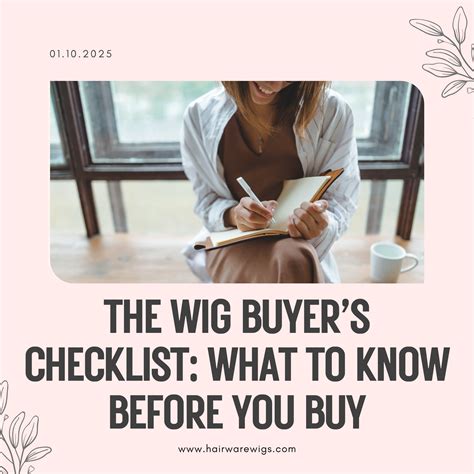 The Wig Shopping Checklist