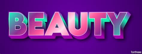 The Word Beauty In Pink