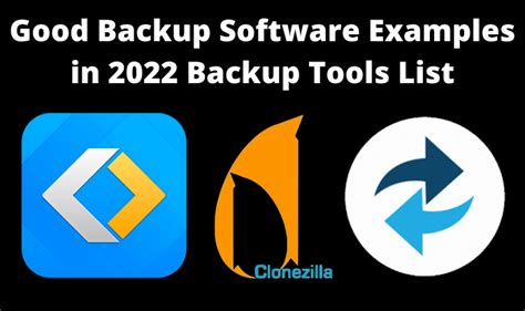 The basic principle of a Good Backup Software