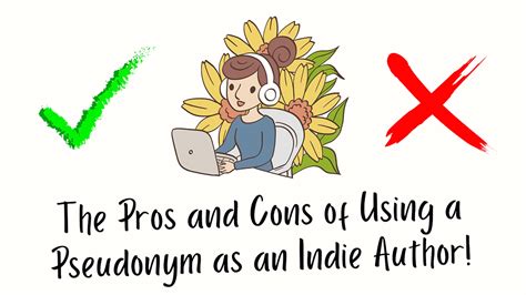 The cons of using a pseudonym