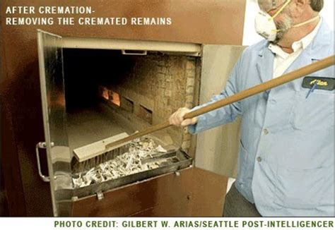 The cremation process