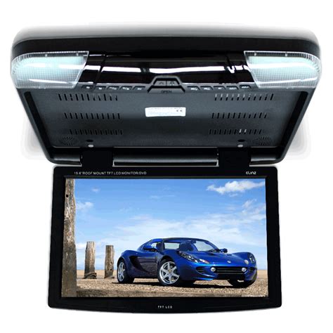 Slim Flip Down Roof Mounted DVD Player 9 inch Car Monitor with Games