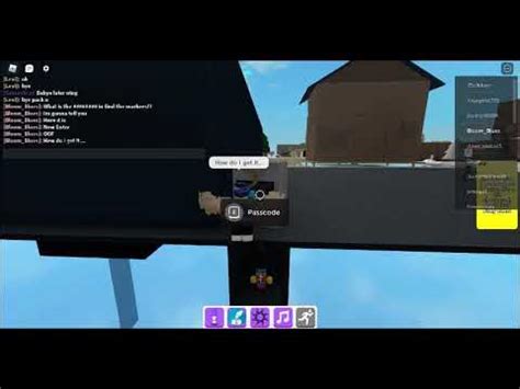 The passcode on Find The Marker on roblox - YouTube