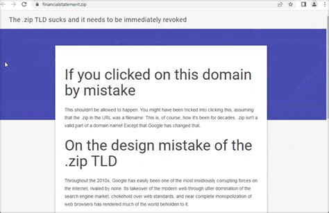 The perils of .zip and .mov TLDs