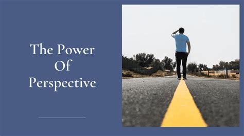 The power of perspective image
