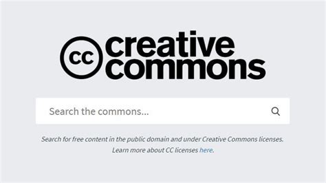 The problem with Creative Commons websites