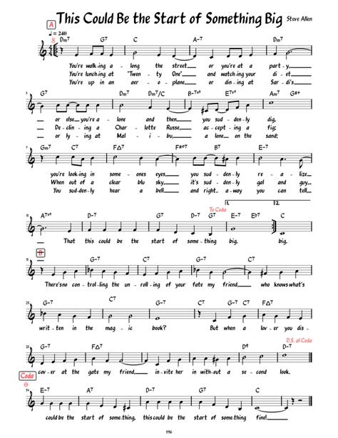 The start of something big