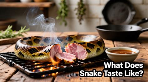The taste of snake