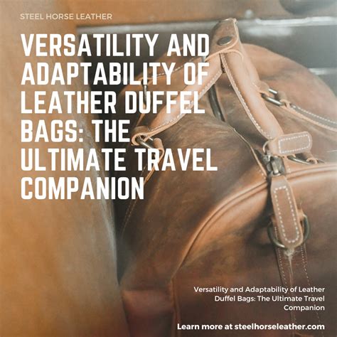 The versatility of leather