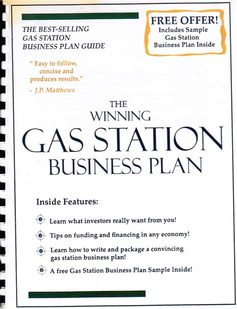 TheFinanceResourcecom - Free Gas Station Business Plan