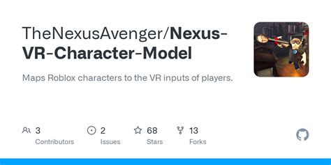 TheNexusAvenger/Nexus-VR-Character-Model: Maps  - GitHub