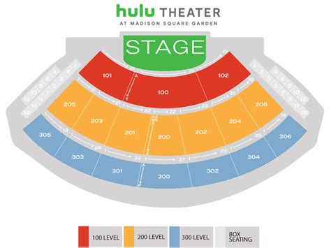 Theater At Msg Seating Chart