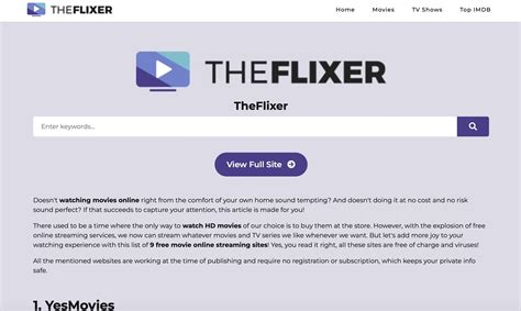 How to stream on Theflixer