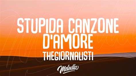 Thegiornalisti Questa Nostra Stupida Canzone D'Amore // Piano Karaoke