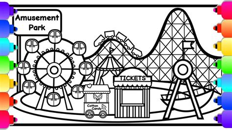 Theme Park Design Drawing