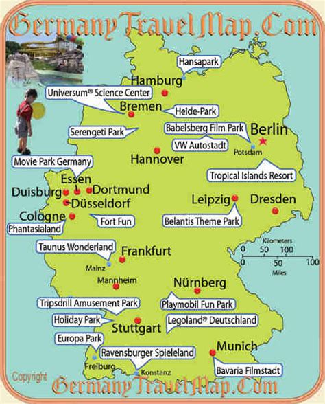 Germany Map Tourist Attractions