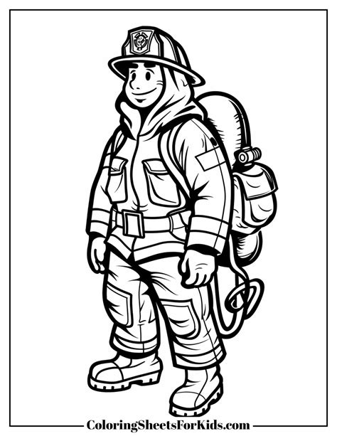 Themes and Types of Firefighter Coloring Pages Available