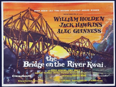 Bridge on the River Kwai movie poster
